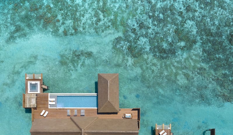 8. Three-Bedroom Overwater Villa_Aerial View